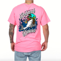 Redneck Riviera T-Shirt - Safety Pink